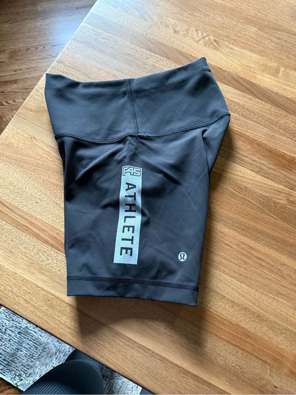 lululemon athletica Black F45 wunder train High-Rise Bike Shorts